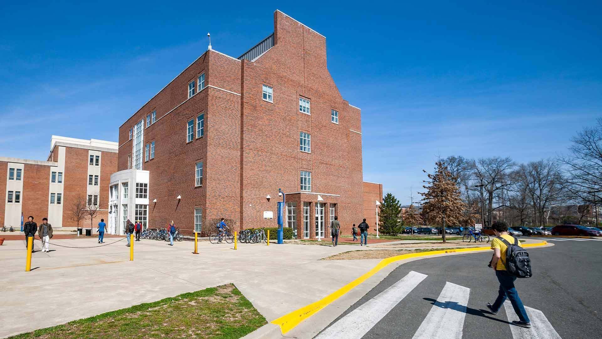 Computer Science Instructional Center, a large brick building with bright white accents